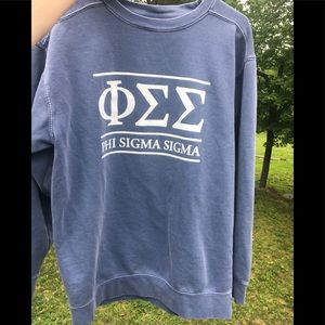 Comfort Colors Phi Sigma Sigma sorority sweatshirt
